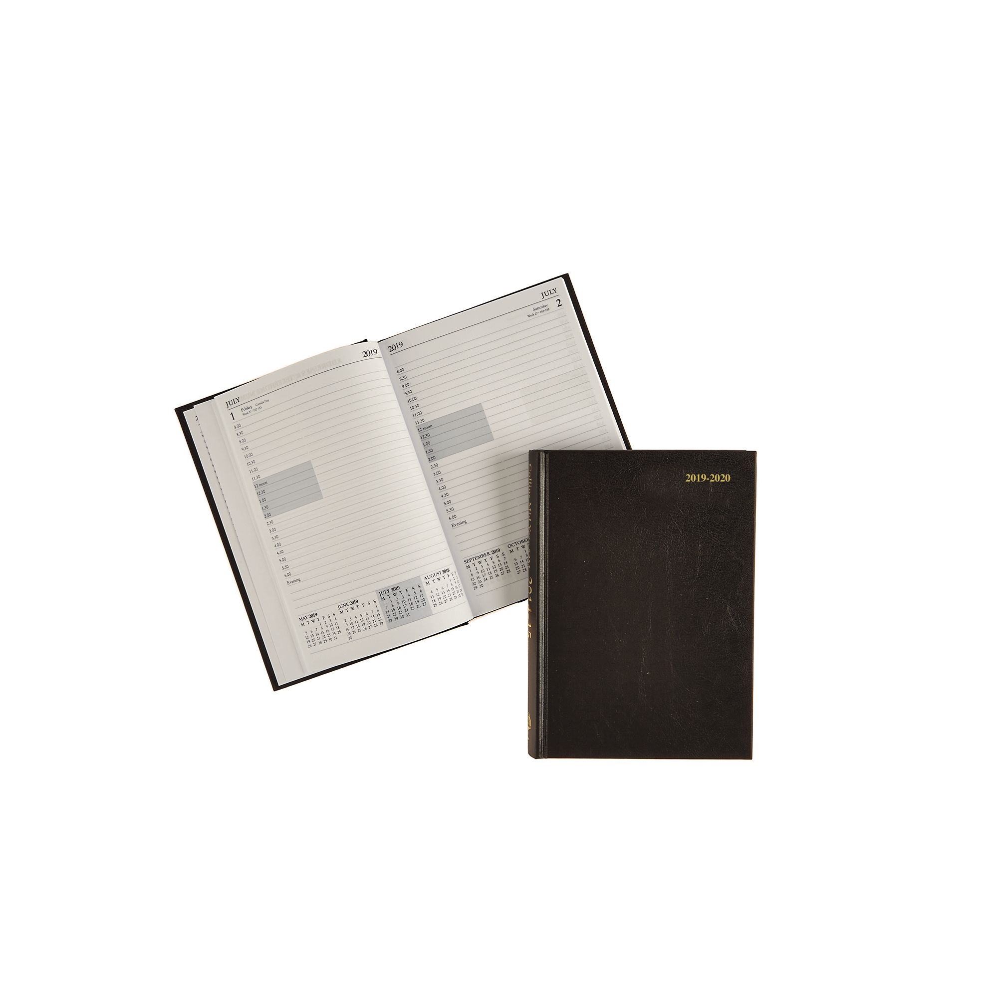 Classmates A5 Day Per Page Academic Diary Black